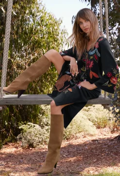 Online Johnny Was Isabella Kimono Sleeve Tee Dress Black
