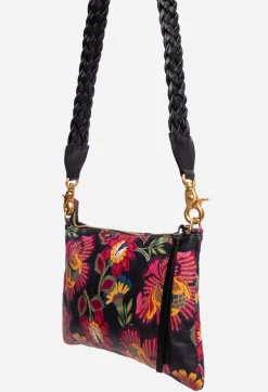 Clearance Johnny Was Italian Leather Clutch Crossbody Sidonia