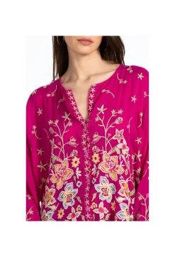 New Johnny Was Jenai Blouse Festival Fuschia