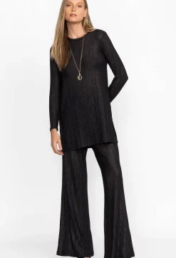 Online Johnny Was Jenna Metallic Easy Pant Black