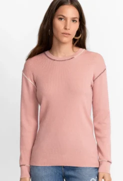 Outlet Johnny Was Jj Pullover Light Rose