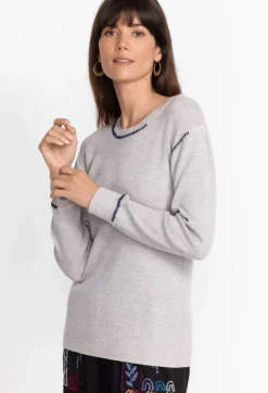 Sale Johnny Was Jj Pullover Gray