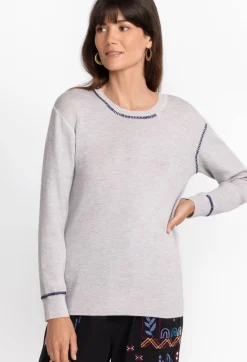 Sale Johnny Was Jj Pullover Gray