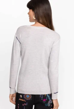 Sale Johnny Was Jj Pullover Gray
