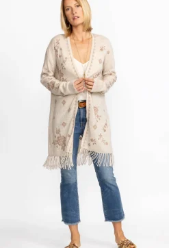 Sale Johnny Was Joann Cardigan Heather Ecru