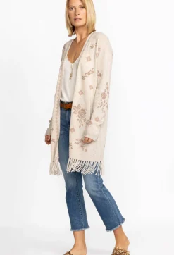 Sale Johnny Was Joann Cardigan Heather Ecru