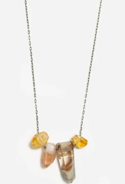 Outlet Johnny Was Joseph Brooks Quartz And Citrine Necklace Multi