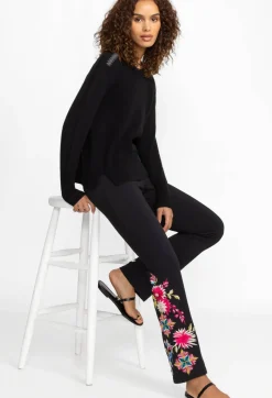 Johnny Was Julie Baby Boot Legging Black