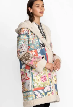 Clearance Johnny Was Kerry Suede Coat Multi