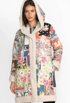 Clearance Johnny Was Kerry Suede Coat Multi