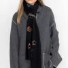 Hot Johnny Was Ladie Rhinestone Scarf Black
