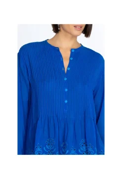 New Johnny Was Leonie Pintuck Blouse Skydiver