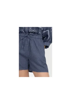 Clearance Johnny Was Linen Paperbag Short Patched Ikat