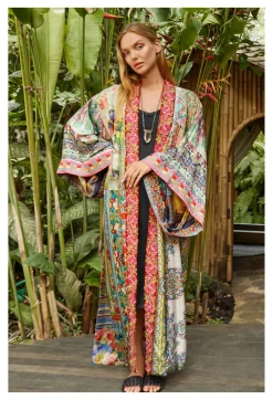 Johnny Was Long Kimono Multi