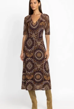 Outlet Johnny Was Loving Is Easy Mesh Midi Dress Multi