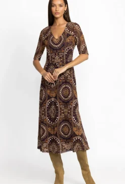Outlet Johnny Was Loving Is Easy Mesh Midi Dress Multi