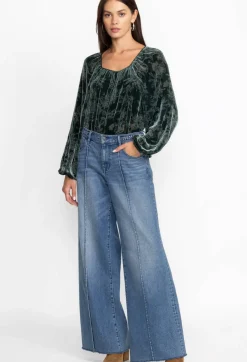 Best Johnny Was Maldives Wide Leg Jean Medium Wash