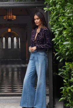 Best Johnny Was Maldives Wide Leg Jean Medium Wash