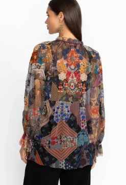 Online Johnny Was Mazzy Poet Blouse Multi