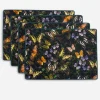 Discount Johnny Was Midnight Mariposa Set Of 4 Quilted Placemats Midnightmariposa