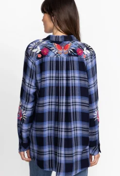 Clearance Johnny Was Mika Painters Smock Tunic Plaid