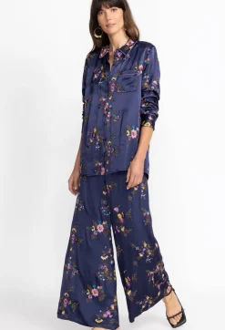 Online Johnny Was Misty Rayon Easy Pant Sapphire Blue