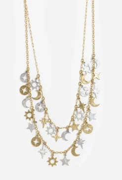 Best Johnny Was Moondance Charm Necklace Gold