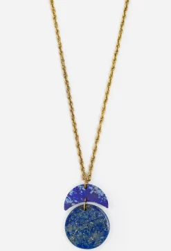 Discount Johnny Was Moonstack Pendant Necklace Lapis