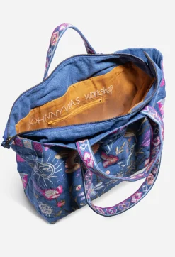 Best Johnny Was Nila Travel Tote Denim Blue