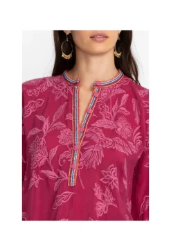 Hot Johnny Was Noah Cabana Tunic Rumba Red
