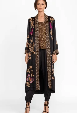 New Johnny Was Nova Kimono Coat Black