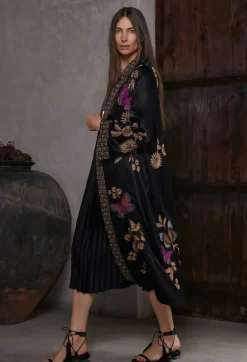 New Johnny Was Nova Kimono Coat Black