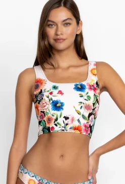 Outlet Johnny Was Palace Tank Bikini Top Evening