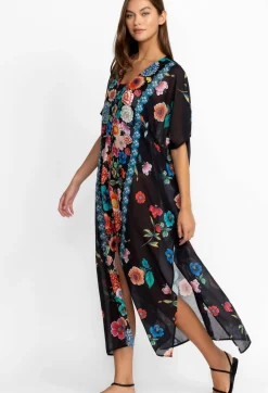 Johnny Was Palace V-Neck Kaftan Evening