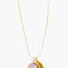 Discount Johnny Was Pippa Small Amethyst Leaves Necklace Purple