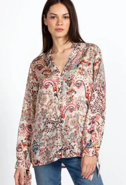 Clearance Johnny Was Rasvana Blouse Jungle Paisley