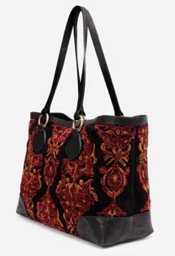 Discount Johnny Was Regina Jaquard Tote Bag Black