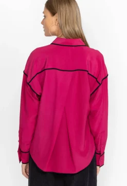 Clearance Johnny Was Relaxed Button Down With Piping Vivacious