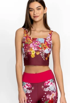 Sale Johnny Was Reversible Compression Tank Golden Rose