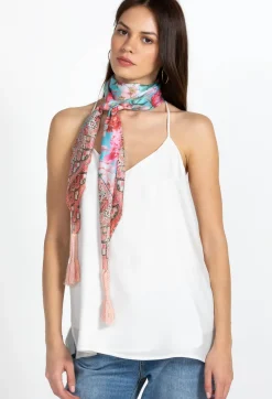 Hot Johnny Was Scarf Pink Rose