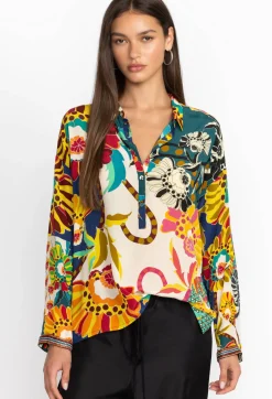 Outlet Johnny Was Seline Blouse Kimbra