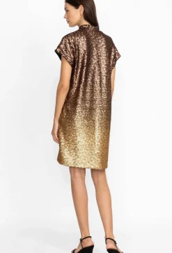 Clearance Johnny Was Sequin Alma Dress Gold