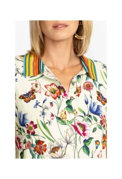 Online Johnny Was Short Sleeve Polo Tee Felix