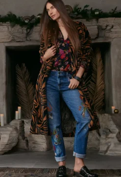 Discount Johnny Was Silk Blouse Flora
