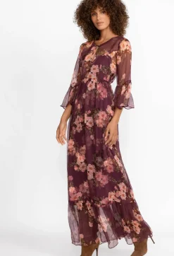 Hot Johnny Was Silk Maxi Dress Winonna