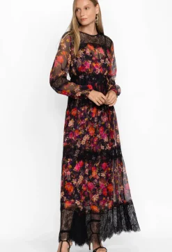 Online Johnny Was Silk Maxi Dress Flora