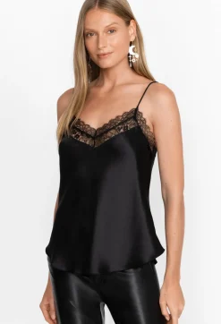 New Johnny Was Skye Silk Cami Black