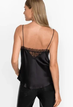 New Johnny Was Skye Silk Cami Black