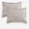 Clearance Johnny Was Skyler Eyelet Linen King Shams Sand