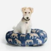 New Johnny Was Small Dog Bed Blue Tiger